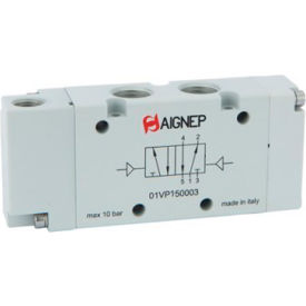 Alpha Technologies Llc 01VP150002 Aignep USA 5/2 Double Air-Actuated Valve Pilot G1/8" Ports image.