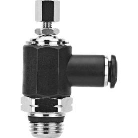 Alpha Technologies Llc 55905-12-3/8 AIGNEP Flow Control, 55905-12-3/8, Knob Adj., 12MM Tube X 3/8" Swift-Fit, Composite Body image.