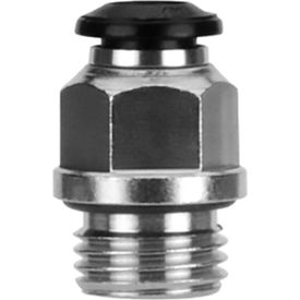 Alpha Technologies Llc 57030-8-1/4 Aignep USA Straight Female Metal Release Collet 8mm Tube x 1/4" BSPP image.