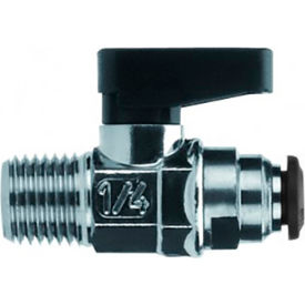 Alpha Technologies Llc 6310-3/8-3/8 Aignep USA Ball Valve 3/8" Female x 3/8" Male BSPT image.