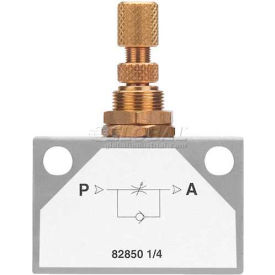 Alpha Technologies Llc 82850-04 AIGNEP Inline Flow Control 82850-04, 1/4" Female Nptf - Min Qty 4 image.