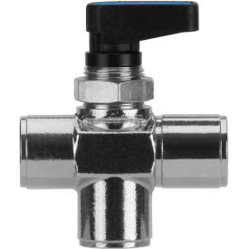 Alpha Technologies Llc 86710-02 AIGNEP 3-Pos Mini Ball Valve 86710-02, Open Center, 1/8" Female Nptf - Min Qty 4 image.