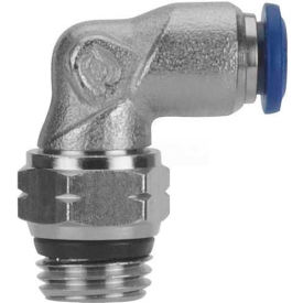 Alpha Technologies Llc 87110-04-02 AIGNEP Swivel Elbow 87110-04-02, 1/4" Tube x 1/8" Swift-Fit Universal Thread image.