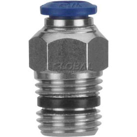 Alpha Technologies Llc 88000-02-04 AIGNEP Straight Male 88000-02-04, 1/8" Tube x 1/4" NPTF image.