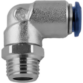 Alpha Technologies Llc 60115-6-M5 Aignep USA Swivel Male Elbow Stainless Steel 6mm Tube x M5 image.