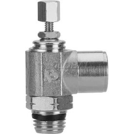 Alpha Technologies Llc 88957-02-02 AIGNEP Female Flow Control 88957-02-02, Knob Adj, Flow Out 1/8" NPTF x 1/8" Swift-Fit image.