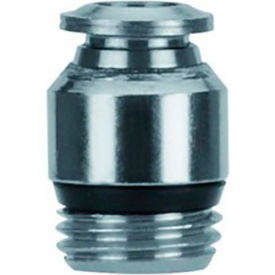 Alpha Technologies Llc 60005-6-1/8 Aignep USA Straight Male Stainless Steel 6mm Tube x 1/8" Swift-Fit image.