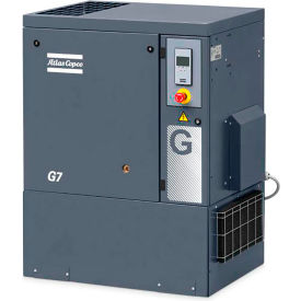 Atlas Copco G7-125 10 HP Rotary Screw Comp. Tankless 125 PSI 39.6 CFM3-Phase 208-230/460V