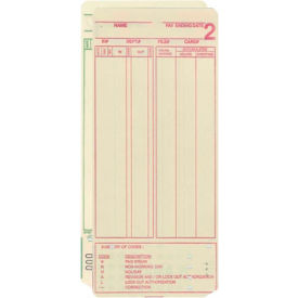 Amano USA Holdings, Inc. AMA-099000 Amano Time Cards for MJR-7000, 0-99 Employee Count, 1,000/Pack image.