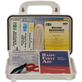 Acme United Corp. 6410 Pac-Kit® Weatherproof Plastic ANSI Plus Pac-Kit® #10 First Aid Kit image.