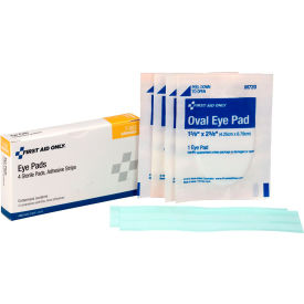 Acme United Corp. 7-002-001 First Aid Only Eye Pads with Adhesive Strips, 4/Box image.