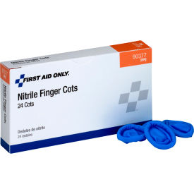Acme United Corp. 90377 First Aid Only Nitrile Finger Cots, 25/box image.
