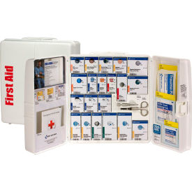 Acme United Corp. 90660-021 First Aid Only® SmartCompliance Food Service Cabinet w/o Meds, 50 Persons, Large, Plastic Case image.