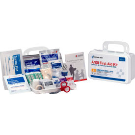 First Aid Only 90754 10 Person First Aid Kit, ANSI A, Plastic Case - Pkg Qty 4