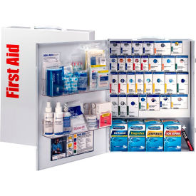 Acme United Corp. 90830-021 First Aid Only® SmartCompliance Food Service First Aid Cabinet w/ Meds, 150 Persons, XL image.