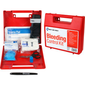 Acme United Corp. 91311 First Aid Only® Basic Bleeding Control Wall Station Single Kit, Upto 24 Persons image.