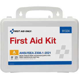 Acme United Corp. 91324 First Aid Only First Aid Kit, 25 Person, ANSI Compliant, Class A, Plastic Case image.