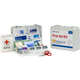 Acme United Corp. 91325 First Aid Only First Aid Kit, 25 Person, ANSI Compliant, Class A, Metal Case image.