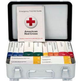 Acme United Corp. 91348 First Aid Only 16 Unit First Aid Kit, 25 Person, ANSI Compliant, Class A, Metal Case image.