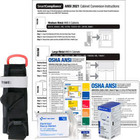 Acme United Corp. 91366 First Aid Only SmartCompliance 2021 Conversion Kit, ANSI Compliant, Class B image.