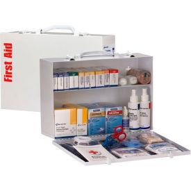 First Aid Only 2 Shelf First Aid Cabinet 75 Person ANSI Compliant Class A