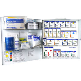 First Aid Only® Large Metal SmartCompliance Cabinet  ANSI 2021 Class B with Meds