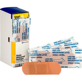 Acme United Corp. FAE-3003 First Aid Only FAE-3003 SmartCompliance Refill 1" X 3" Adhesive Bandage, Plastic, Waterproof, 25 Box image.