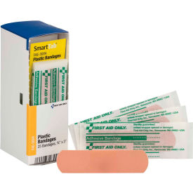 Acme United Corp. FAE-3004 First Aid Only FAE-3004 SmartCompliance Refill 3/4"X 3" Adhesive Bandages, Plastic, 25/Box image.