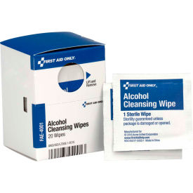 Acme United Corp. FAE-4001-001 First Aid Only FAE-4001-001 SmartCompliance Refill Alcohol Wipes, 20/Box image.