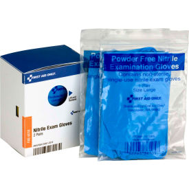 Acme United Corp. FAE-6018 First Aid Only FAE-6018 SmartCompliance Refill Nitrile Gloves, 2 Pairs/Box image.