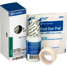 Acme United Corp. FAE-6022 First Aid Only FAE-6022 SmartCompliance Refill Eye Wash, 1 Bottle, 1 Oz., 2 Eye Pads & 1 Tape/Box image.