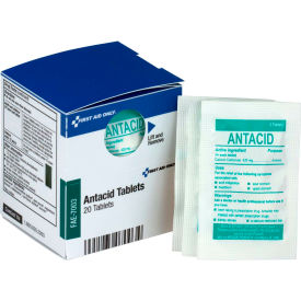 Acme United Corp. FAE-7003 First Aid Only FAE-7003 SmartCompliance Refill Antacid, 2 Tablets/Packet, 10 Packets/Box image.