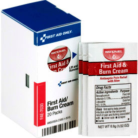 Acme United Corp. FAE-7030 First Aid Only FAE-7030 SmartCompliance Refill First Aid Burn Cream, 20/Box image.