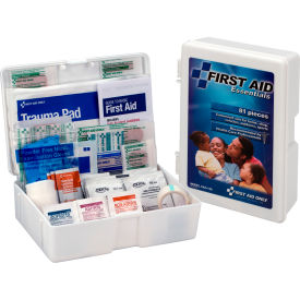 First Aid Only First Aid Kit, 81 Piece, Plastic Case