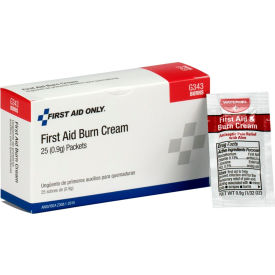 Acme United Corp. G343 First Aid Only First Aid Burn Cream, 25/box image.