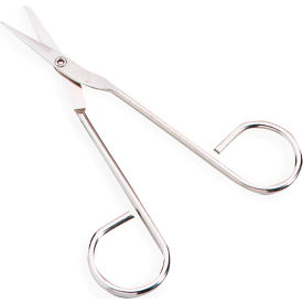 Acme United Corp. M582 First Aid Only Scissors, Wire Handle, Nickel Plated, 4.5" image.