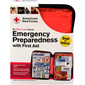 American Red Cross Deluxe Auto First Aid Kit, Soft Case