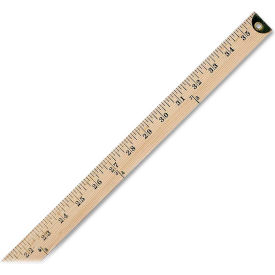 Acme United Corp. 10425****** Westcott® Yardstick with Brass Ends, 36" Long, Wood, 1 Each image.