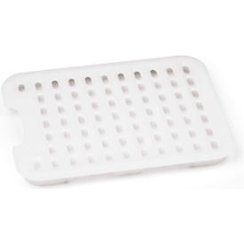 RCR ARABRANDS INC 242 Araven HDPE Drain Tray, 10-1/4"L x 4-1/2"W x 3/4"H, White image.