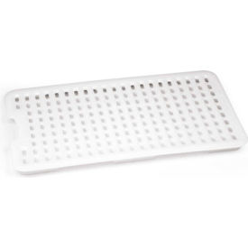 RCR ARABRANDS INC 256 Araven HDPE Drain Tray, 18-1/2"L x 10-1/2"W x 3/4"H, White image.