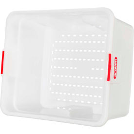 RCR ARABRANDS INC 4079 Araven Perforated Food Box , 25-3/5"L x 21"W x 11-4/5"H, White image.