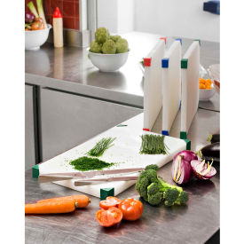 RCR ARABRANDS INC 8103 Araven 08103 - Cutting Board, Non-Slip, HDPE, 12"W x 8-1/8"D x 3/4"H, White With Assorted Colors image.