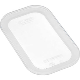 RCR ARABRANDS INC 91813 Araven Silicone Airtight Lid, 10"L x 6-1/8"W, Transparent image.