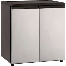 Avanti® Side By Side Refrigerator/Freezer 5.5 Cu. Ft. Capacity Black/Stainless Steel 