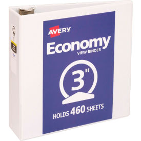 Economy Reference View Binders 3" Capacity White