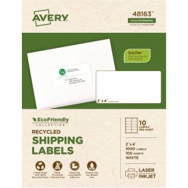 Avery® EcoFriendly Labels 2 x 4 White 1000/Pack