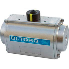 Avk Carbo-Bond/Bitorq Valve Automation BI-60-SS-SR Stainless Steel Spring Return Pneumatic Actuator; 135 In Lbs Spring End Torque image.