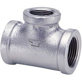 Tee,Galvanized MI,150,1-1/2 in,NPT