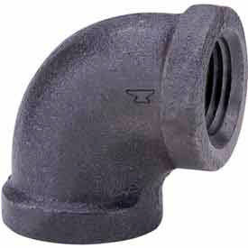 Anvil International 810000810 1/2 In. Black Malleable 90 Degree Elbow 150 PSI Lead Free image.