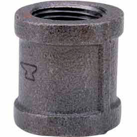 Anvil International 810080218 1/2 In. Black Malleable Coupling 150 PSI Lead Free image.